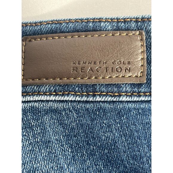 Kenneth Cole Womens Boyfriend Jeans Medium Wash Size 6 Mid Rise Classic Denim - Picture 5 of 12